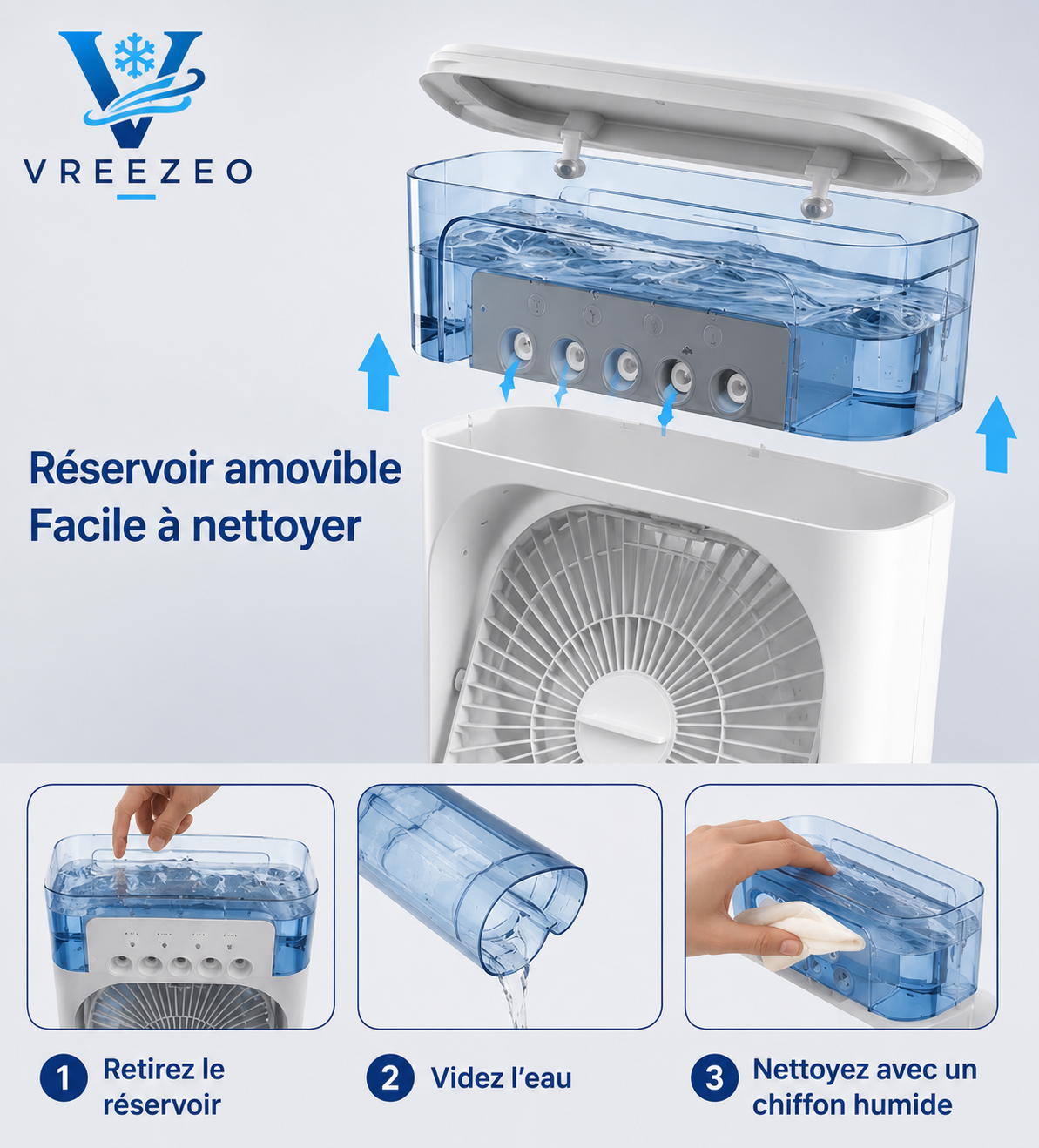 Vreezeo™ AirFlow 3-en-1